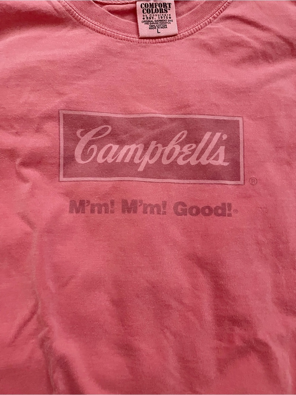 Campbell’s Soup Comfort Colors Graphic Tee (L)